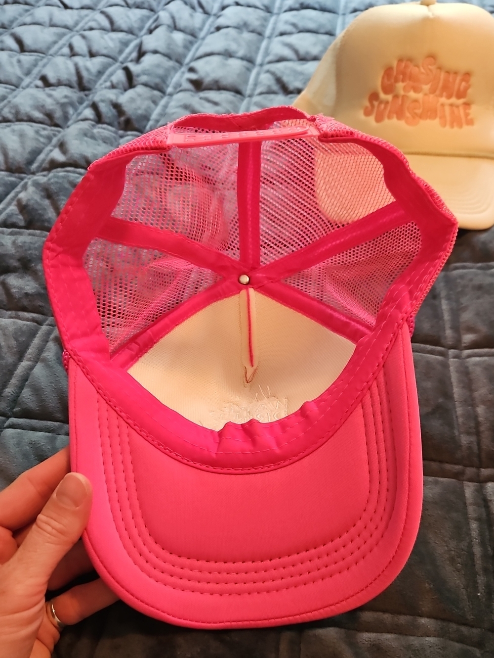 Trucker Hat Bundle, 4 Adjustable Snapbacks, Summer, Football & Weekend Themes - Picture 5 of 8